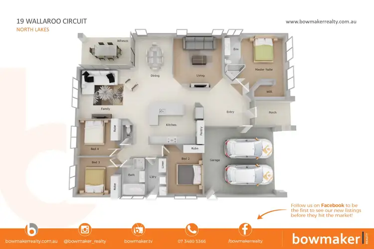 Floorplan of Homely house listing, 19 Wallaroo Cct, North Lakes QLD 4509