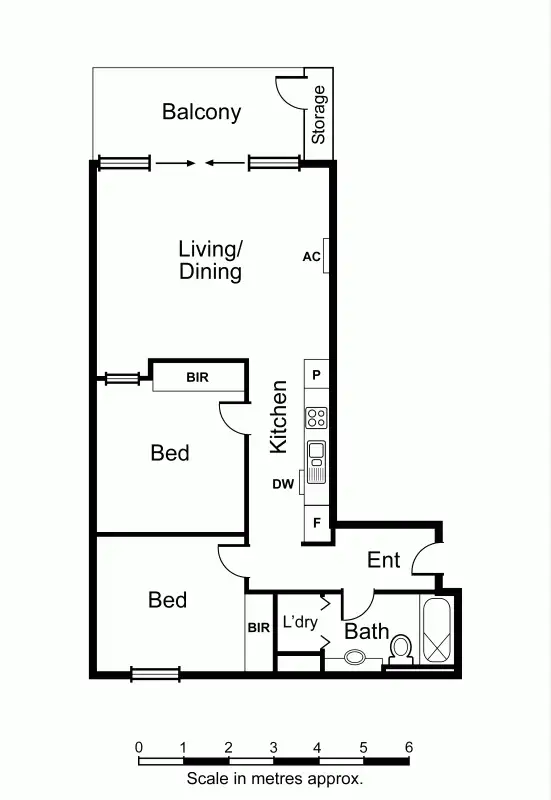 Floorplan of Homely apartment listing, 301/1387 Malvern Road, Malvern VIC 3144