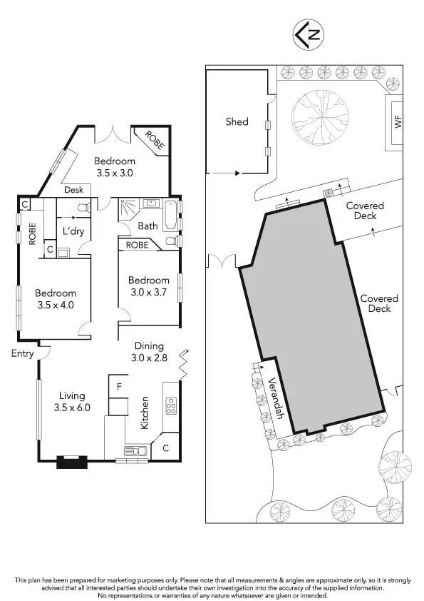 Floorplan of Homely house listing, 56 Brook Drive, Altona VIC 3018