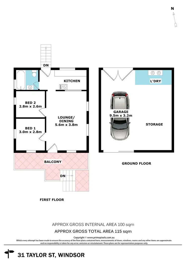 Floorplan of Homely house listing, 31 Taylor Street, Windsor QLD 4030