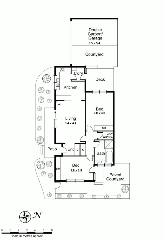 Floorplan of Homely unit listing, 3/646 Centre Road, Bentleigh East VIC 3165