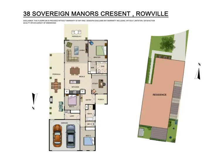 Floorplan of Homely house listing, 38 Sovereign Manors Crescent, Rowville VIC 3178