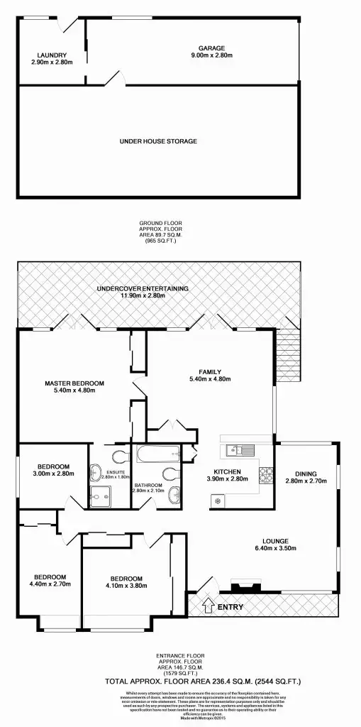 Floorplan of Homely house listing, 15 Hill Street, Glenbrook NSW 2773