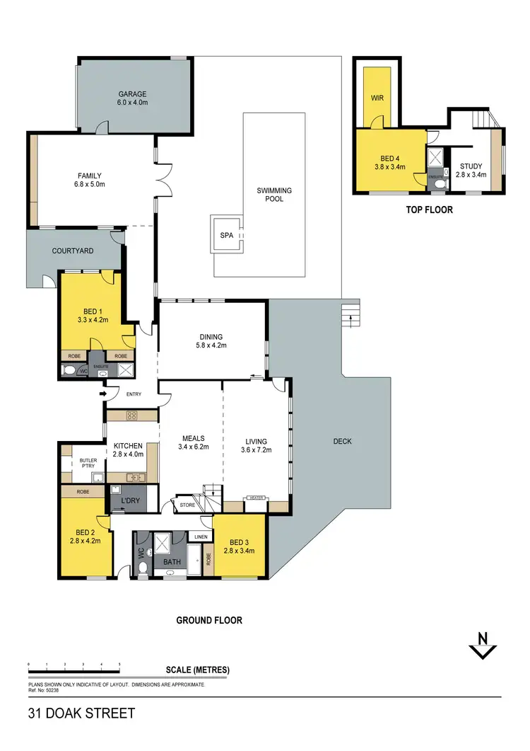 Floorplan of Homely house listing, 31 Doak Street, Bendigo VIC 3550