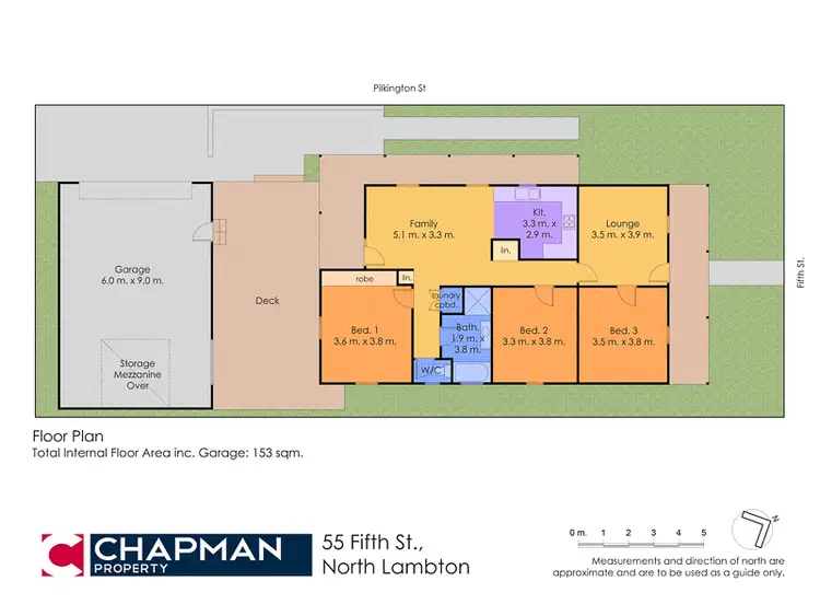 Floorplan of Homely house listing, 55 Fifth Street, North Lambton NSW 2299