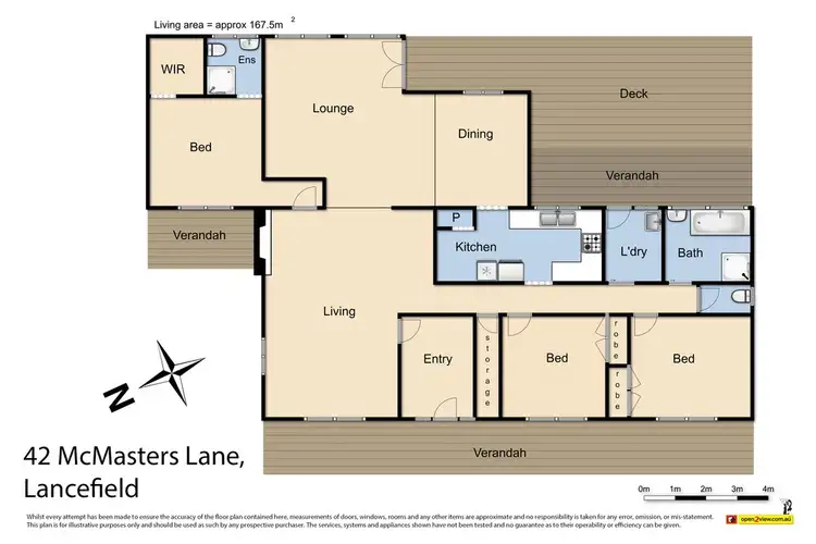 Floorplan of Homely house listing, 42 McMasters Lane, Lancefield VIC 3435
