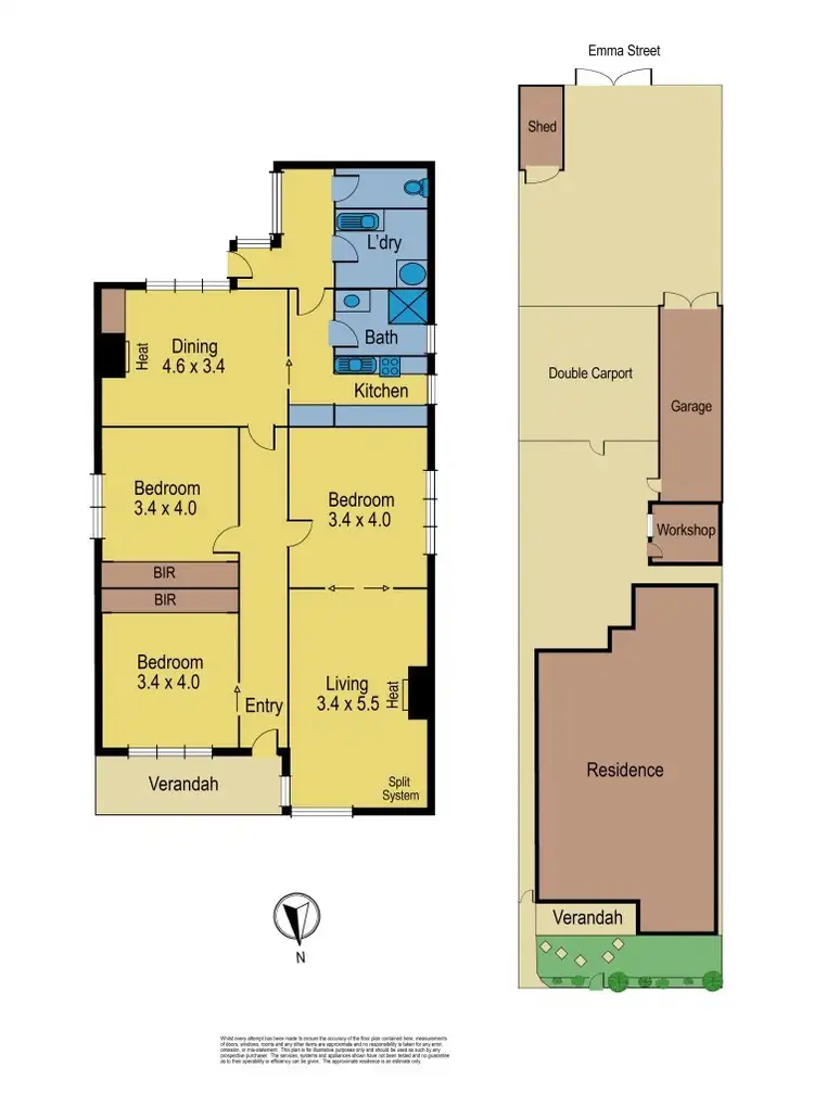 Floorplan of Homely house listing, 21 Alexander Street, Seddon VIC 3011