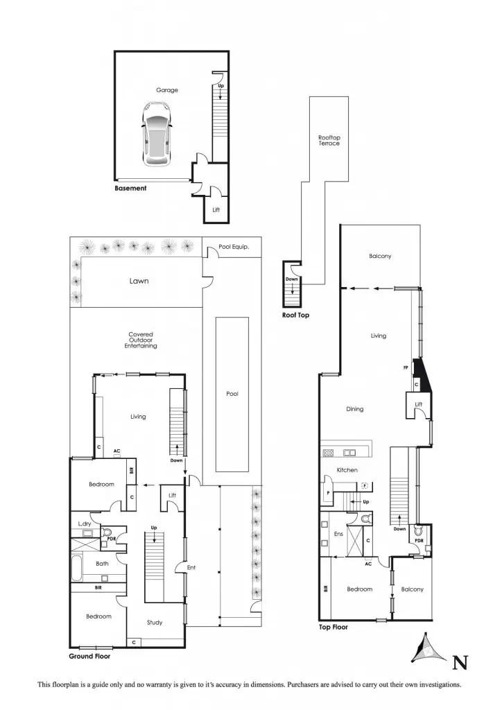 Floorplan of Homely townhouse listing, 1/8 Bona Vista Avenue, Aspendale VIC 3195