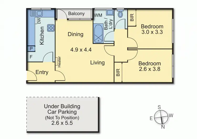 Floorplan of Homely apartment listing, 6/60 Edgar Street North, Glen Iris VIC 3146