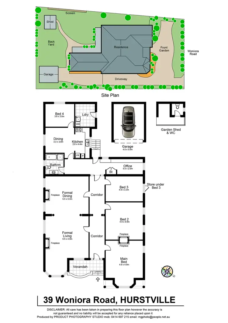 Floorplan of Homely house listing, 39 Woniora Rd, Hurstville NSW 2220