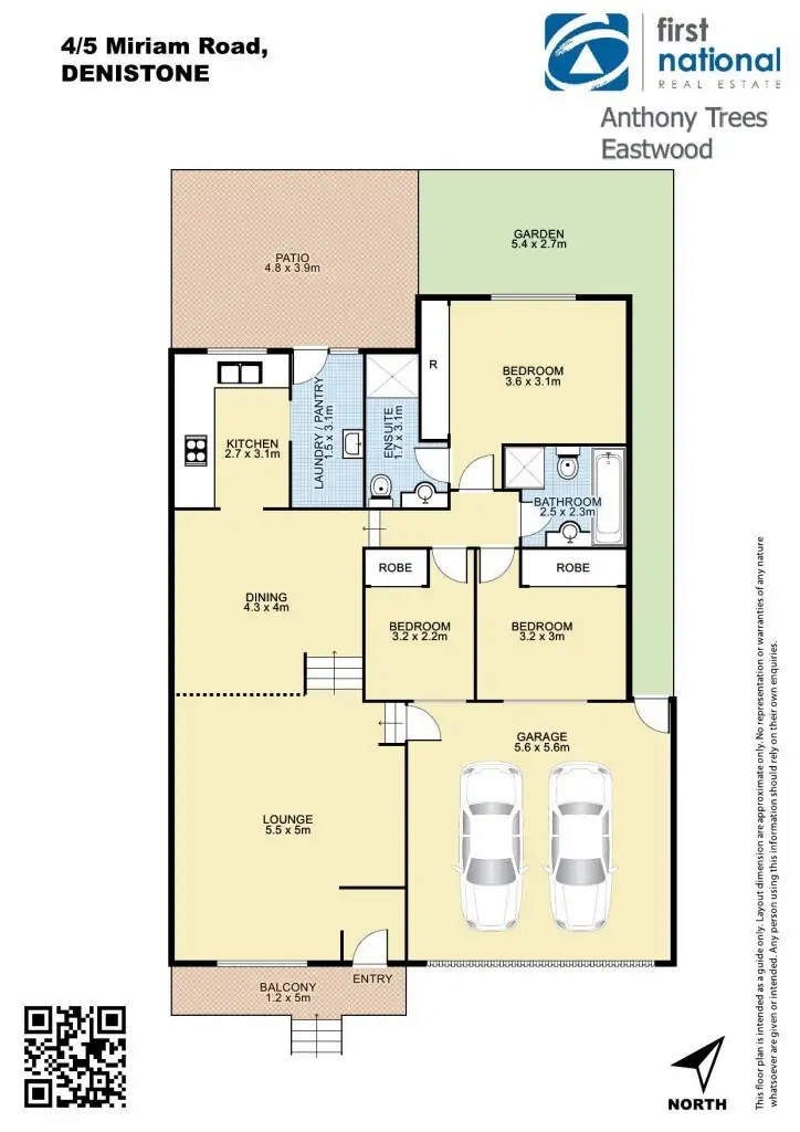 Floorplan of Homely villa listing, 4/5 Miriam Road, Denistone NSW 2114