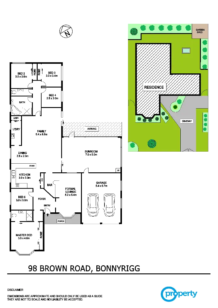 Floorplan of Homely house listing, 98 Brown Road, Bonnyrigg NSW 2177