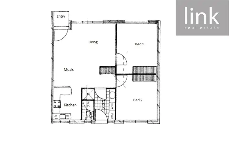 Floorplan of Homely unit listing, 1-4/944 Fairview Drive, North Albury NSW 2640