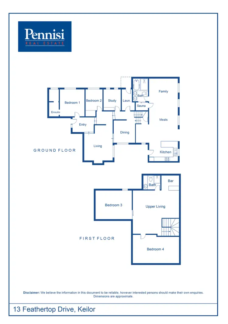 Floorplan of Homely house listing, 13 Feathertop Drive, Keilor VIC 3036