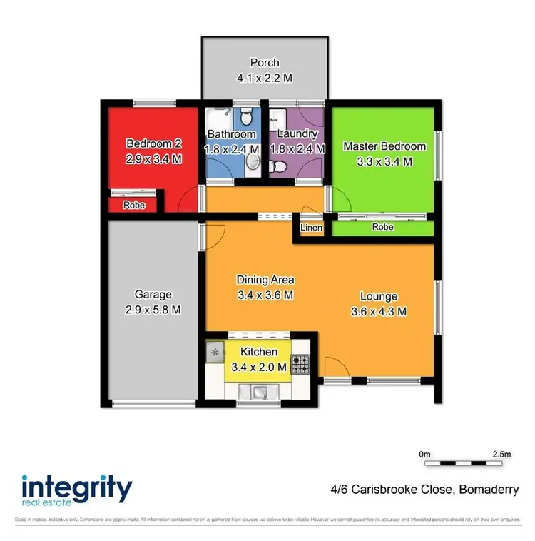 Floorplan of Homely unit listing, 4/6 Carisbrooke Close, Bomaderry NSW 2541