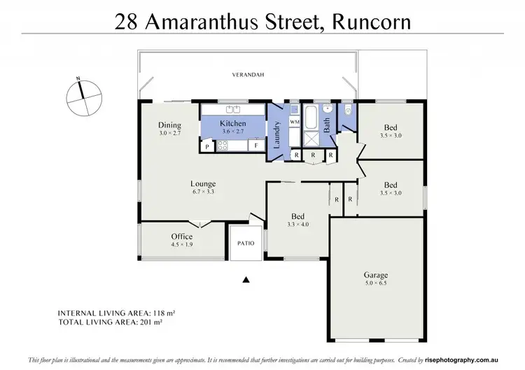 Floorplan of Homely house listing, 28 Amaranthus Street, Runcorn QLD 4113