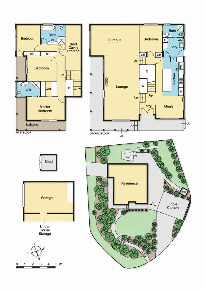 Floorplan of Homely house listing, 1 Aprey Place, Eltham VIC 3095