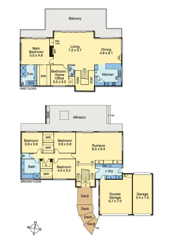 Floorplan of Homely house listing, 1 Rosserdale Crescent, Mount Eliza VIC 3930