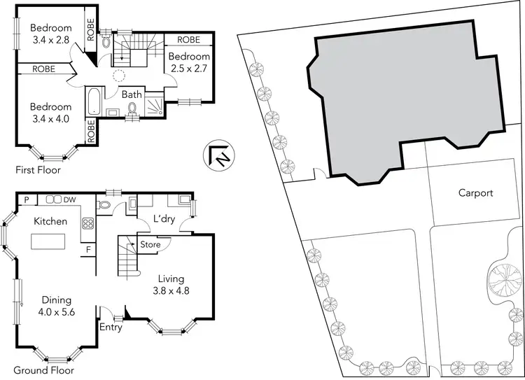 Floorplan of Homely house listing, 2B Ethel Grove, Reservoir VIC 3073