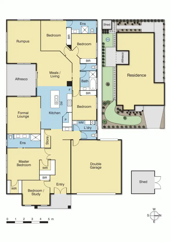Floorplan of Homely house listing, 13 Ferguson Drive, Doreen VIC 3754