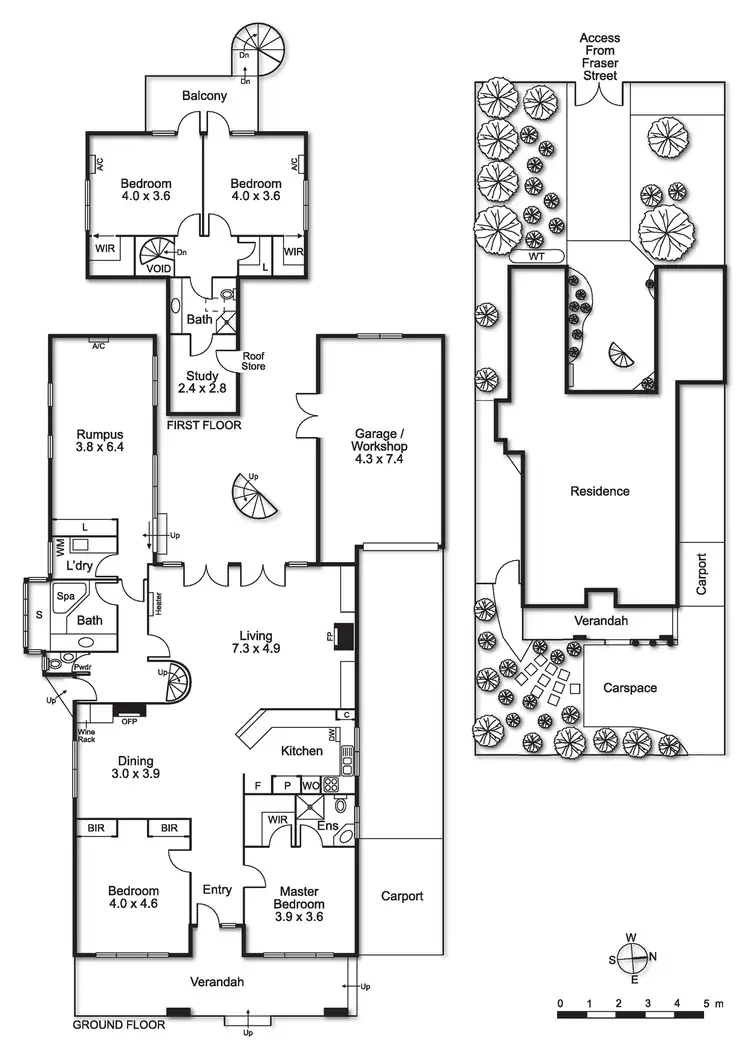 Floorplan of Homely house listing, 43 Malane Street, Ormond VIC 3204
