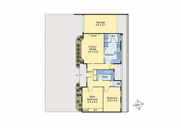 Floorplan of Homely unit listing, 2/35 Chadstone Road, Malvern East VIC 3145