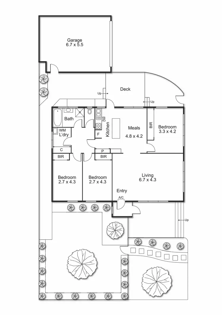 Floorplan of Homely townhouse listing, 1/4 Valerie Street, Bentleigh East VIC 3165