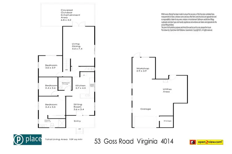 Floorplan of Homely house listing, 53 Goss Road, Virginia QLD 4014