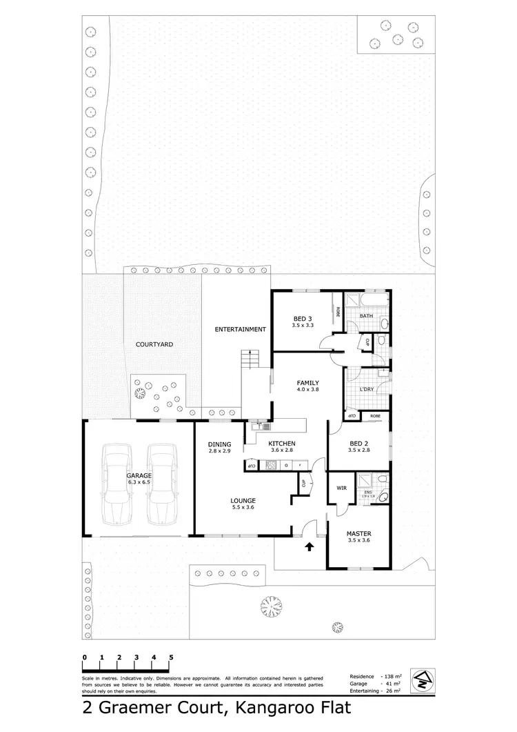 Floorplan of Homely house listing, 2 Graemar Court, Kangaroo Flat VIC 3555