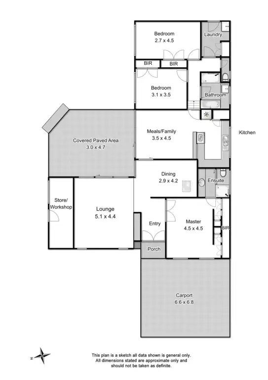 Floorplan of Homely house listing, 60 Jeffrey Drive, Ringwood VIC 3134