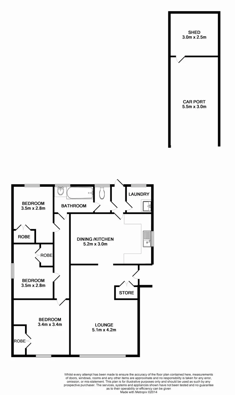 Floorplan of Homely house listing, 188 Dallas Drive, Dallas VIC 3047