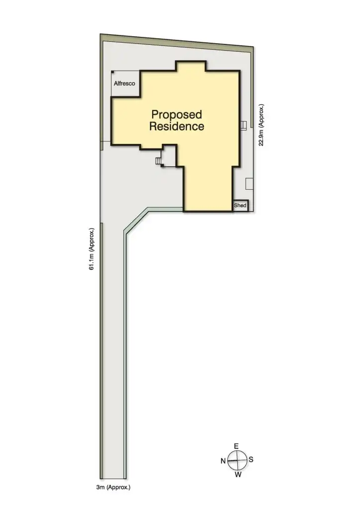 Floorplan of Homely land listing, 67a Beluga Street, Mount Eliza VIC 3930