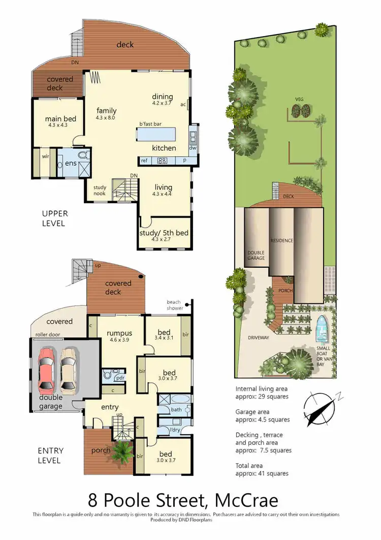 Floorplan of Homely house listing, 8 Poole Street, Mccrae VIC 3938