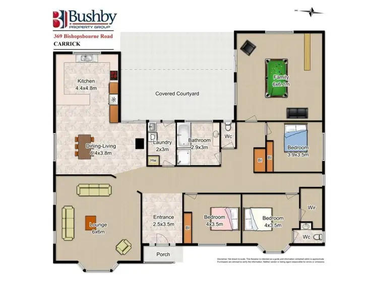 Floorplan of Homely house listing, 369 Bishopsbourne Road, Carrick TAS 7291