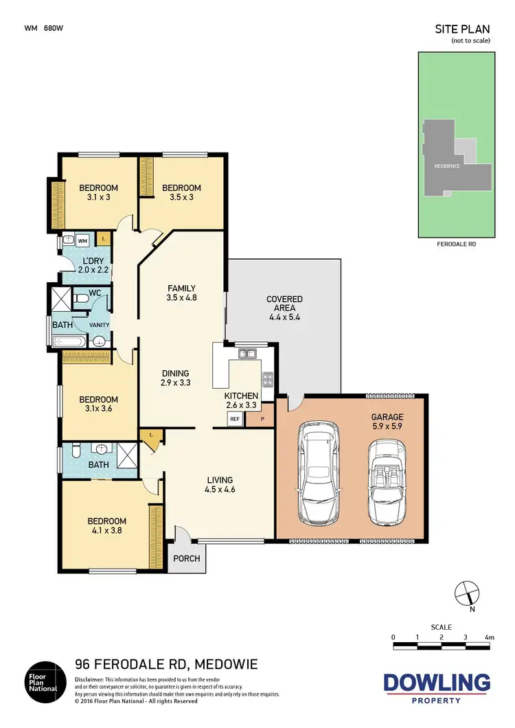 Floorplan of Homely house listing, 96 Ferodale Road, Medowie NSW 2318