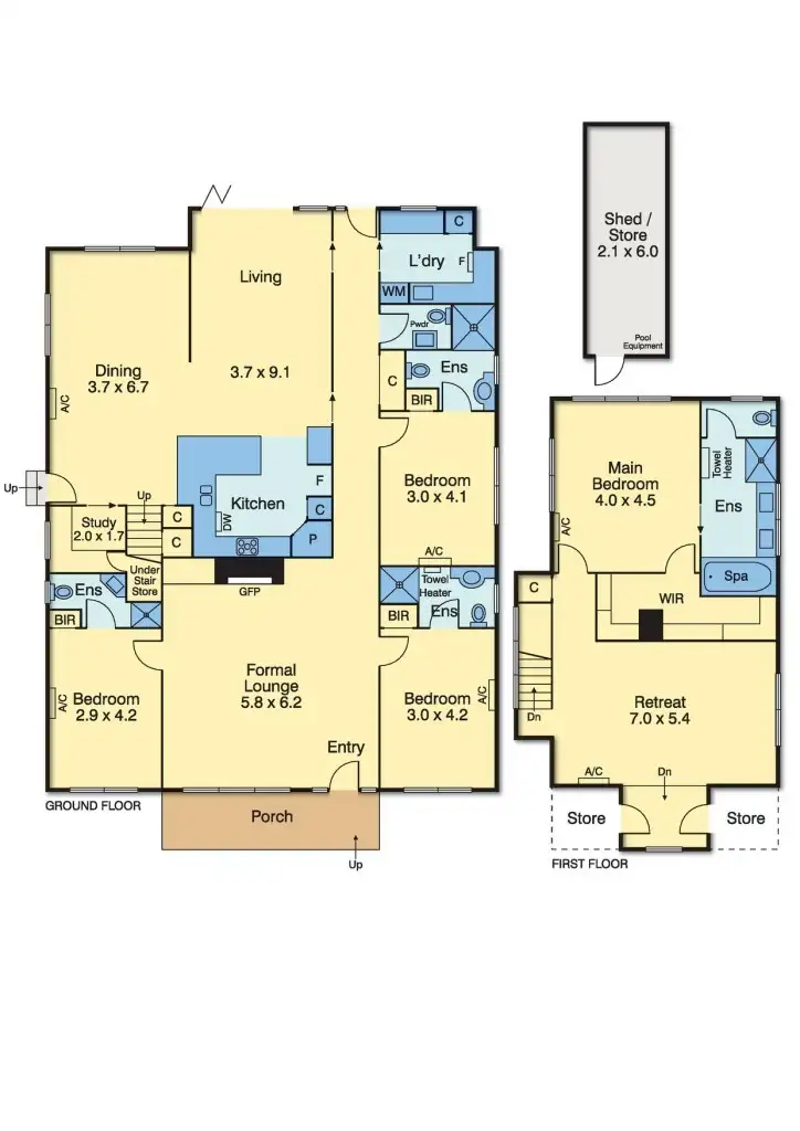 Floorplan of Homely house listing, 10 Beatty Parade, Mornington VIC 3931