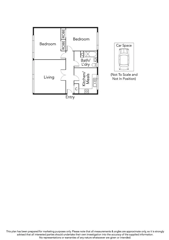 Floorplan of Homely apartment listing, 16/30 Shelley Street, Elwood VIC 3184