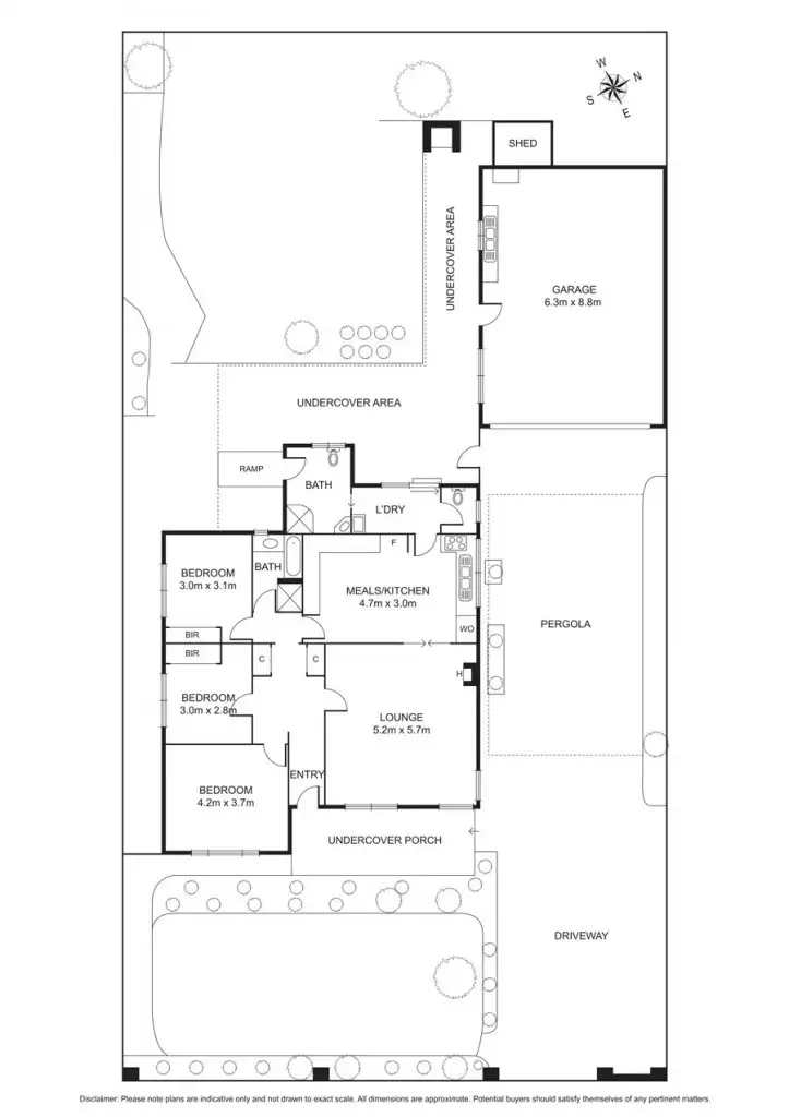 Floorplan of Homely house listing, 25 Minona Street, Fawkner VIC 3060
