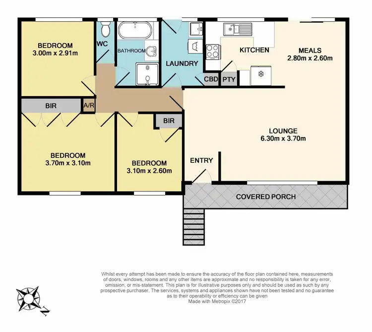 Floorplan of Homely house listing, 5 Luca Place, Pakenham VIC 3810