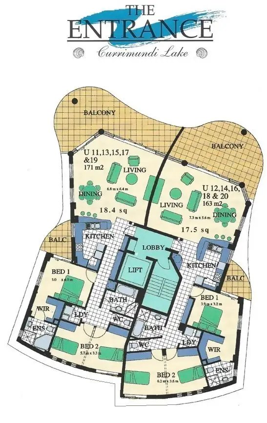 Floorplan of Homely unit listing, 5/5 Hume Parade, Currimundi QLD 4551