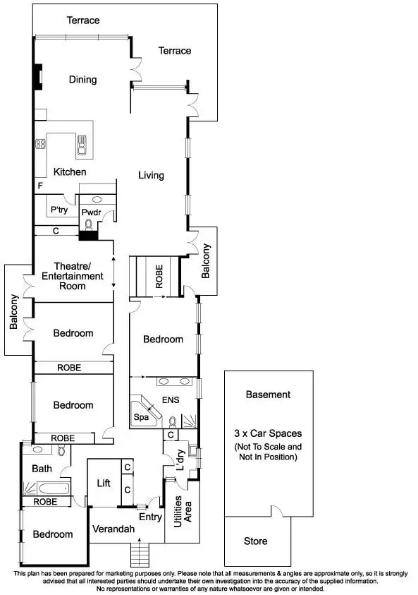 Floorplan of Homely apartment listing, 3/686 Nepean Highway, Carrum VIC 3197