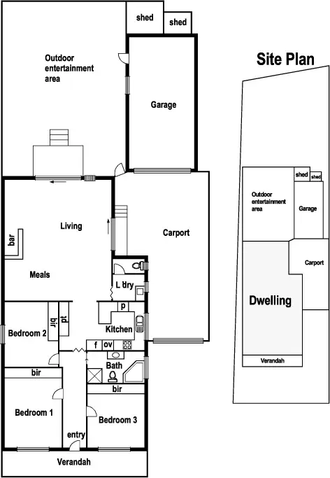 Floorplan of Homely house listing, 57 Barry Street, Reservoir VIC 3073