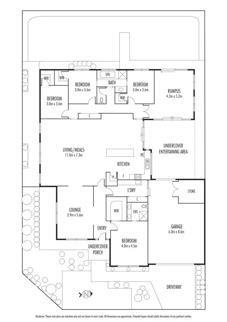 Floorplan of Homely house listing, 1 Amaryllis Parade, Tarneit VIC 3029