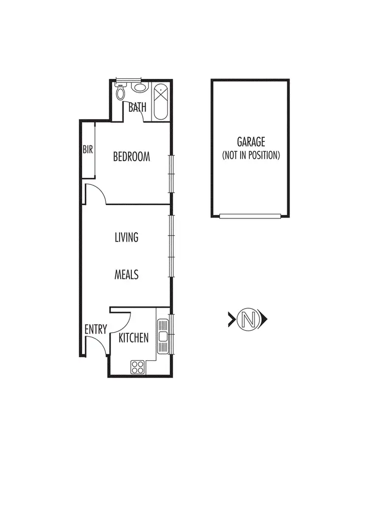 Floorplan of Homely apartment listing, 2/10 Tivoli Rd, South Yarra VIC 3141