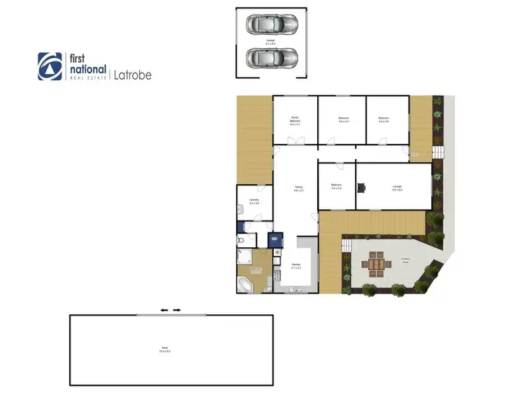Floorplan of Homely house listing, 35 Kyandra Drive, Tyers VIC 3844