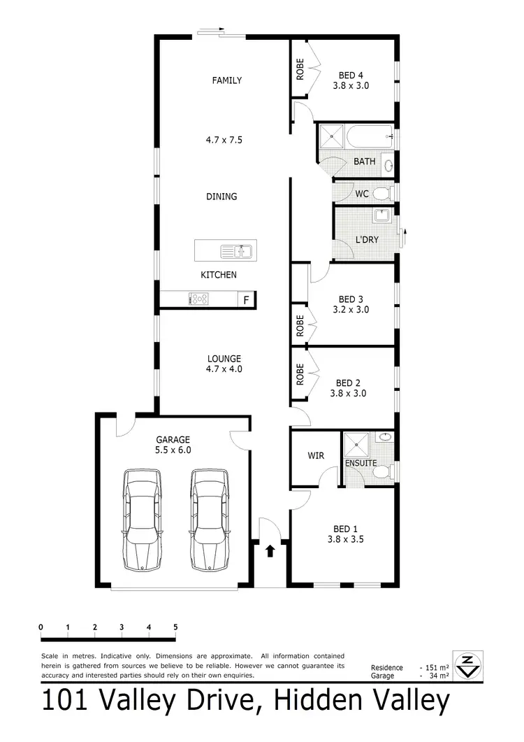Floorplan of Homely house listing, 101 Valley Drive, Hidden Valley VIC 3756