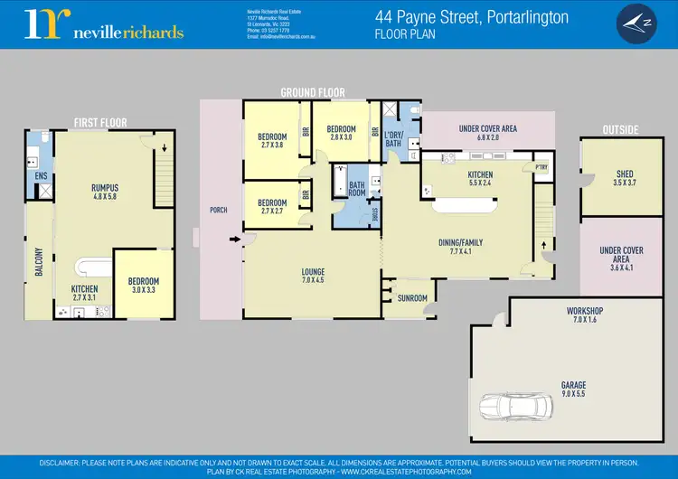 Floorplan of Homely house listing, 44 Payne Street, Portarlington VIC 3223