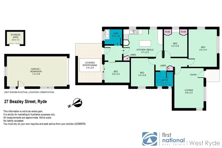 Floorplan of Homely house listing, 27 Beazley Street, Ryde NSW 2112