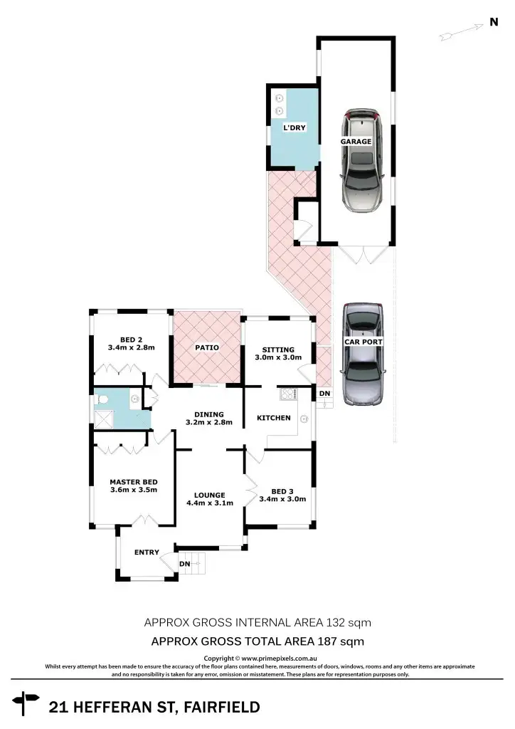 Floorplan of Homely house listing, 21 Hefferan Street, Fairfield QLD 4103