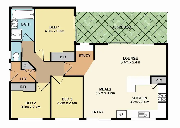 Floorplan of Homely house listing, 7B James Street, Whittlesea VIC 3757